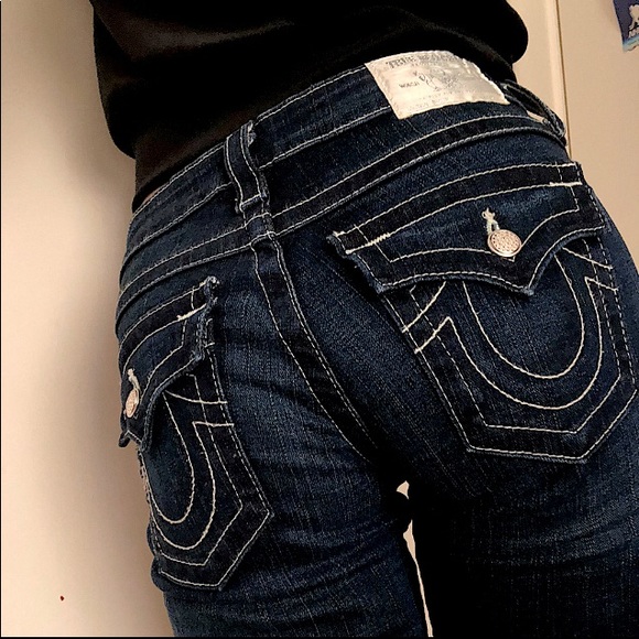 ✨💎True Religion Swarovski button jeans 💎✨ - Picture 4 of 4
